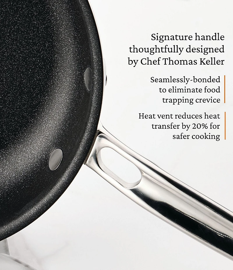 Hestan ProBond® Luxe 2-Piece Professional Clad Stainless Steel Skillet Set with TITUM® Nonstick