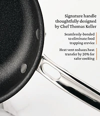 Hestan ProBond® Luxe 2-Piece Professional Clad Stainless Steel Skillet Set with TITUM® Nonstick