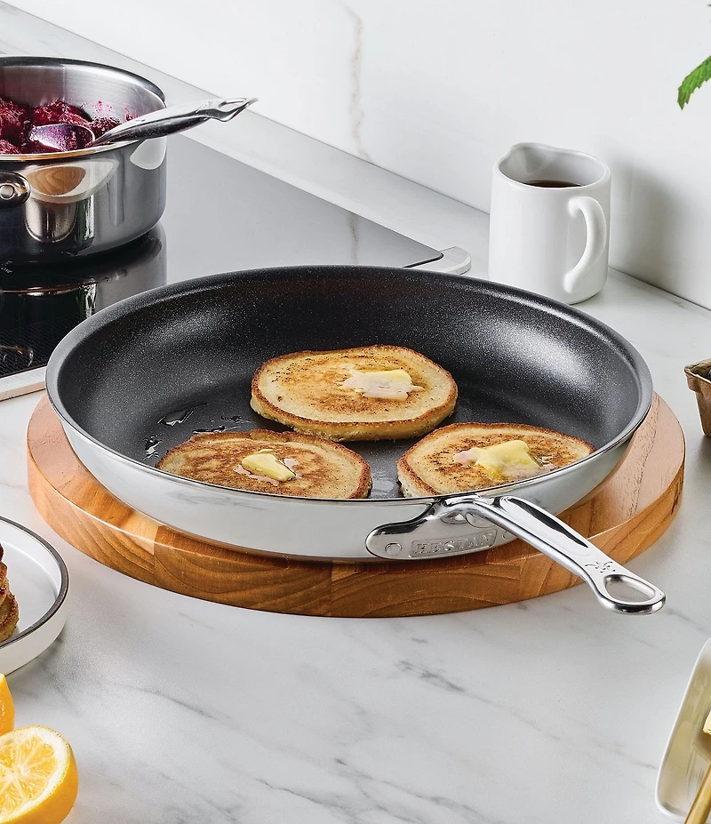 Hestan ProBond® Luxe 2-Piece Professional Clad Stainless Steel Skillet Set with TITUM® Nonstick