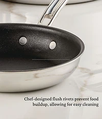 Hestan ProBond® Luxe 2-Piece Professional Clad Stainless Steel Skillet Set with TITUM® Nonstick