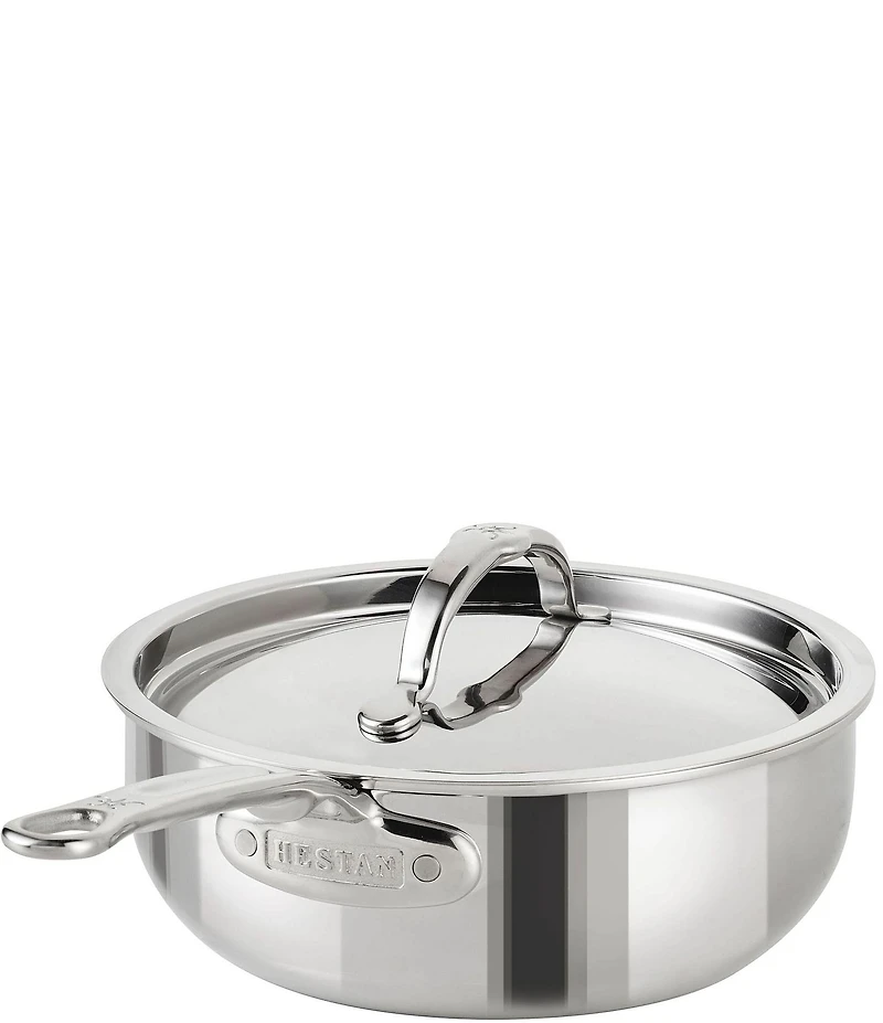 Hestan ProBond® Luxe 2-Quart Polished Professional Clad Stainless Steel Saucier