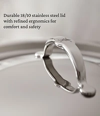 Hestan ProBond® Luxe 2-Quart Polished Professional Clad Stainless Steel Saucier