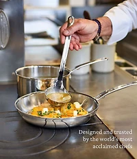 Hestan ProBond® Luxe -Quart Professional Clad Stainless Steel Saucepan with Lid