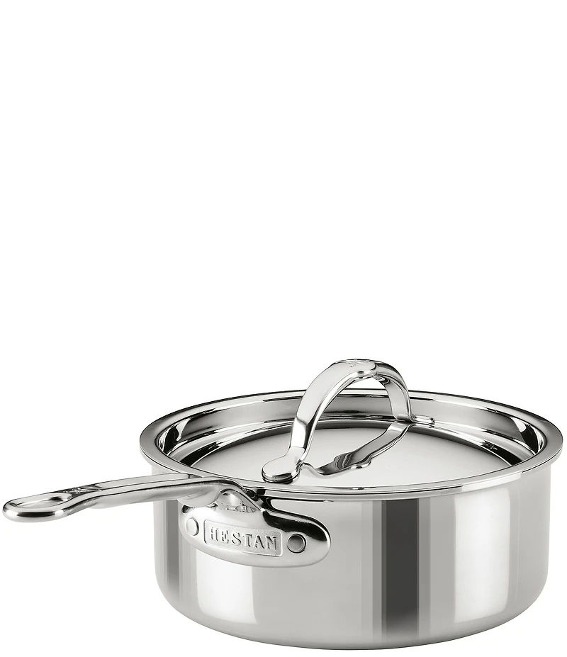 Hestan ProBond® Luxe Professional Clad Stainless Steel Saucepan with Lid, 2 Qt.