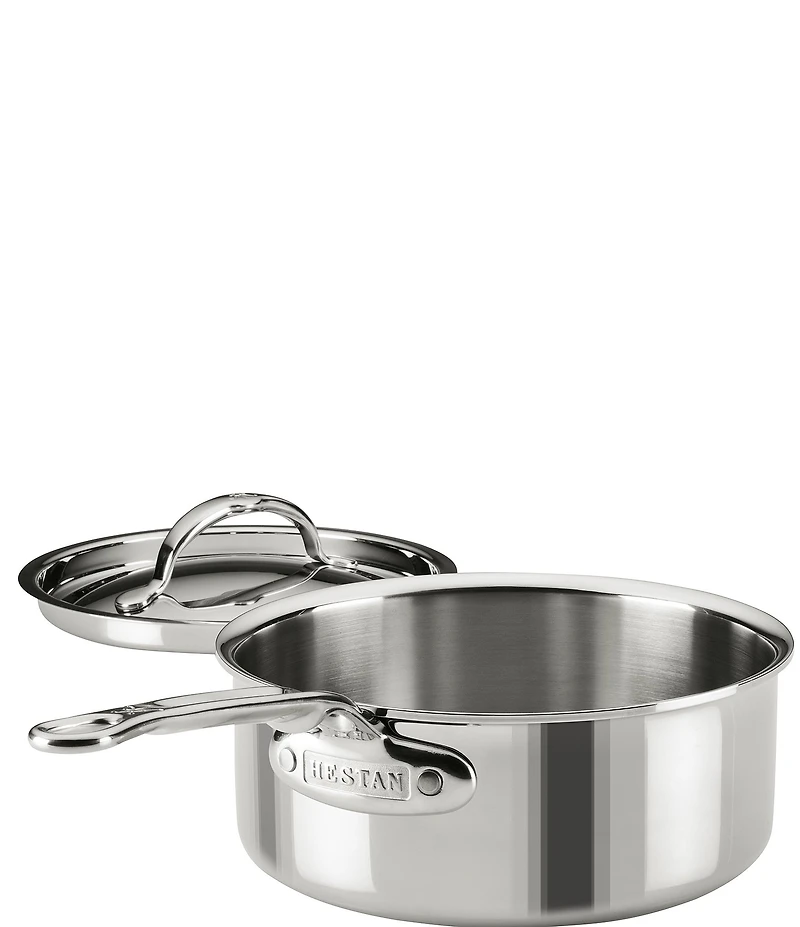 Hestan ProBond® Luxe Professional Clad Stainless Steel Saucepan with Lid, 2 Qt.