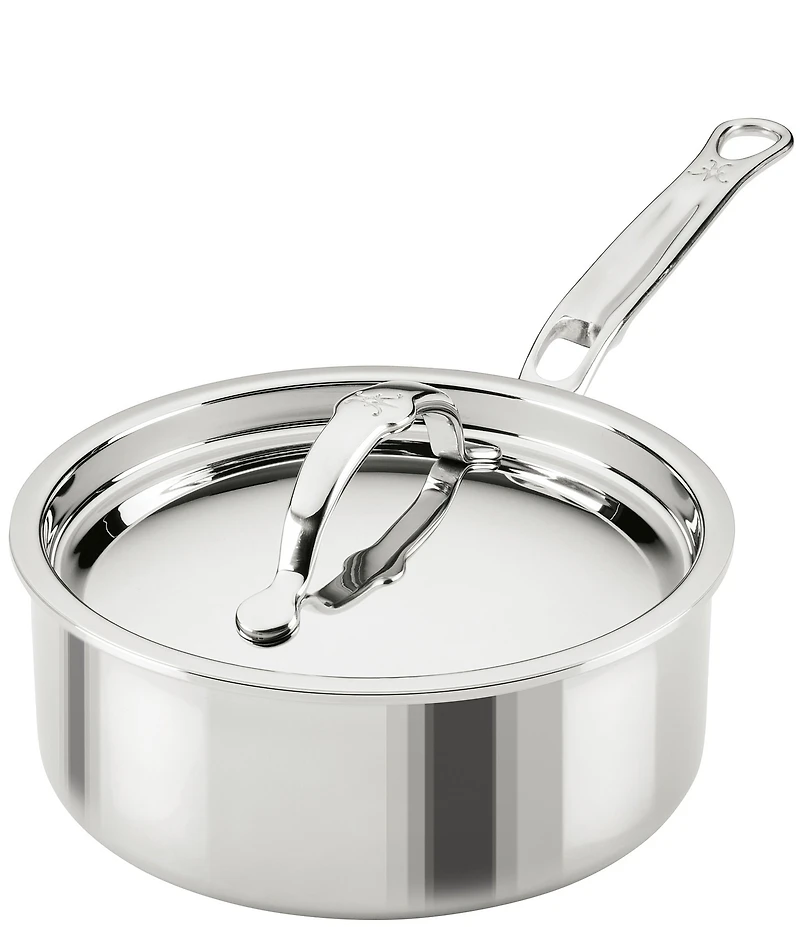 Hestan ProBond® Luxe Professional Clad Stainless Steel Saucepan with Lid, 2 Qt.
