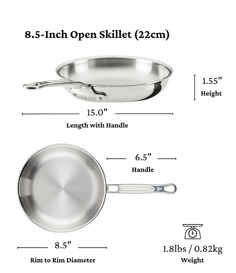 Hestan ProBond® Luxe 3-Piece Skillet Set