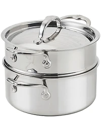 Hestan ProBond® Luxe 3-Quart Polished Professional Clad Stainless Steel Soup Pot and Steamer Insert Set