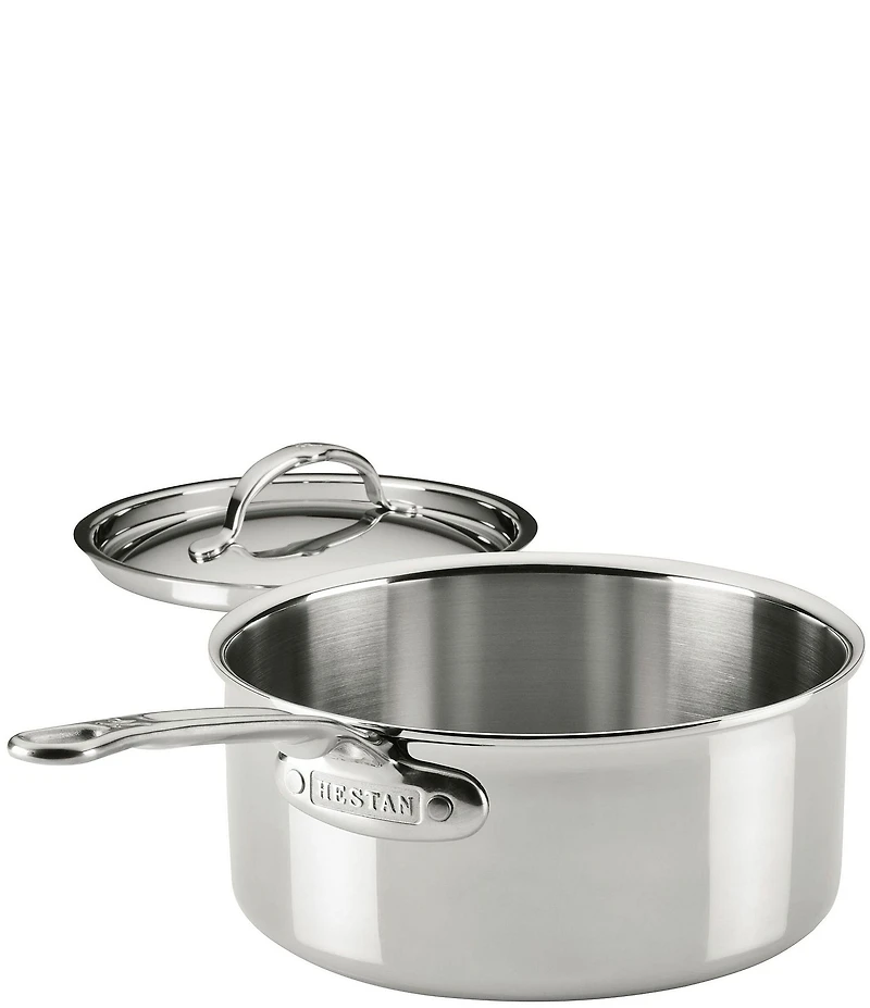 Hestan ProBond® Luxe 3-Quart Professional Clad Stainless Steel Saucepan with Lid