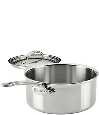 Hestan ProBond® Luxe 3-Quart Professional Clad Stainless Steel Saucepan with Lid