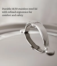 Hestan ProBond® Luxe 3-Quart Professional Clad Stainless Steel Saucepan with Lid
