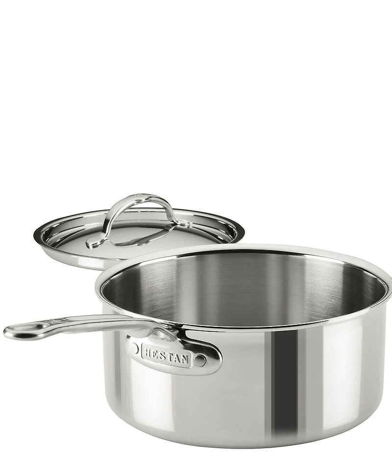 Hestan ProBond® Luxe 3-Quart Professional Clad Stainless Steel Saucepan with Lid