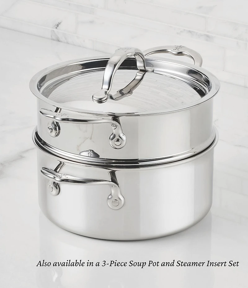 Hestan ProBond® Luxe 3-Quart Professional Clad Stainless Steel Soup Pot with Lid