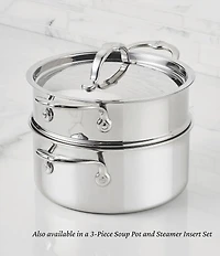 Hestan ProBond® Luxe 3-Quart Professional Clad Stainless Steel Soup Pot with Lid