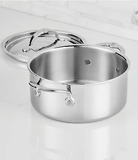 Hestan ProBond® Luxe 3-Quart Professional Clad Stainless Steel Soup Pot with Lid