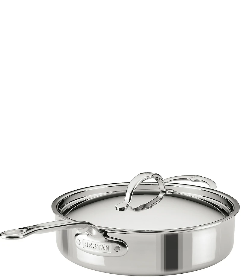 Hestan ProBond® Luxe Professional Clad Stainless Saute Pan with Lid, 3.5 Qt.