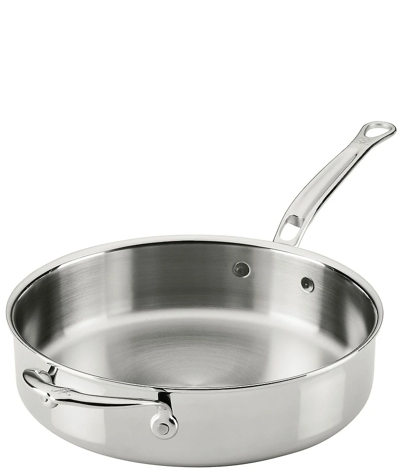 Hestan ProBond® Luxe Professional Clad Stainless Saute Pan with Lid, 3.5 Qt.
