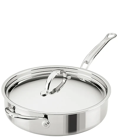 Hestan ProBond® Luxe Professional Clad Stainless Saute Pan with Lid, 3.5 Qt.