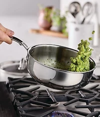 Hestan ProBond® Luxe -Quart Professional Clad Stainless Steel Essential Pan with Lid