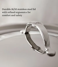 Hestan ProBond® Luxe 3.5-Quart Professional Clad Stainless Steel Essential Pan with Lid
