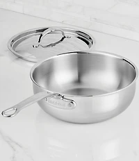 Hestan ProBond® Luxe 3.5-Quart Professional Clad Stainless Steel Essential Pan with Lid
