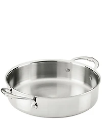 Hestan ProBond® Luxe 3.5-Quart Professional Clad Stainless Steel Sauteuse Braiser with Lid