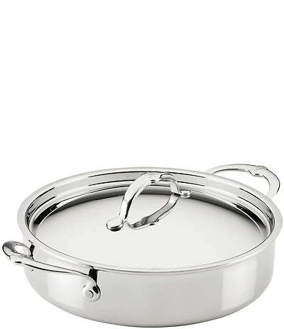 Hestan ProBond® Luxe 3.5-Quart Professional Clad Stainless Steel Sauteuse Braiser with Lid