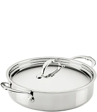 Hestan ProBond® Luxe 3.5-Quart Professional Clad Stainless Steel Sauteuse Braiser with Lid