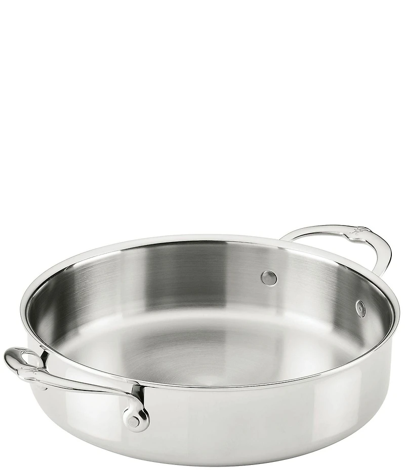 Hestan ProBond® Luxe 3.5-Quart Professional Clad Stainless Steel Sauteuse Braiser with Lid