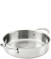 Hestan ProBond® Luxe 3.5-Quart Professional Clad Stainless Steel Sauteuse Braiser with Lid