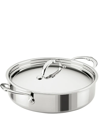Hestan ProBond® Luxe 3.5-Quart Professional Clad Stainless Steel Sauteuse Braiser with Lid