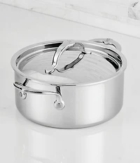 Hestan ProBond® Luxe 4-Quart Polished Professional Clad Stainless Steel Soup Pot with Lid