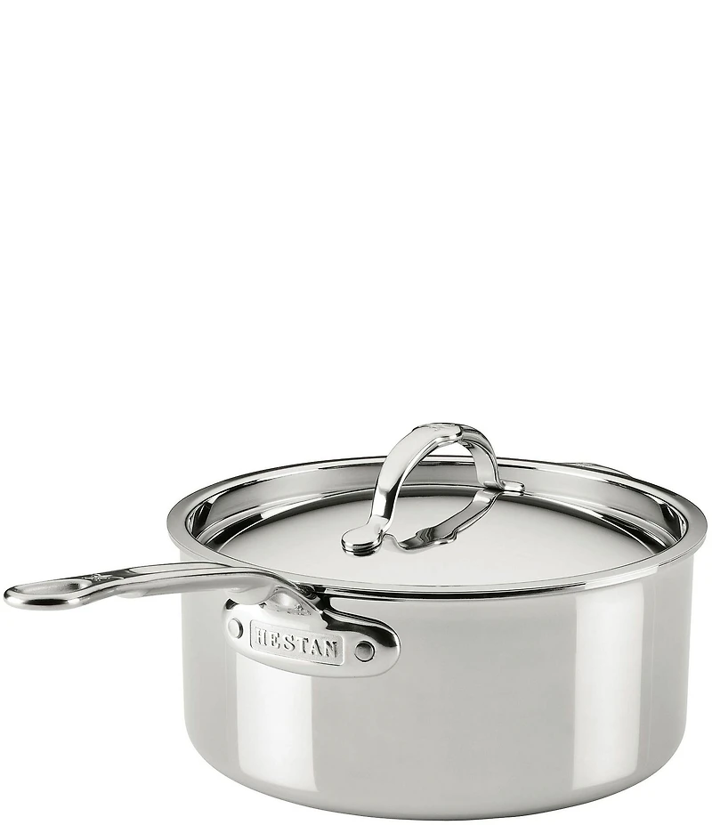 Hestan ProBond® Luxe 4-Quart Professional Clad Stainless Steel Saucepan with Lid
