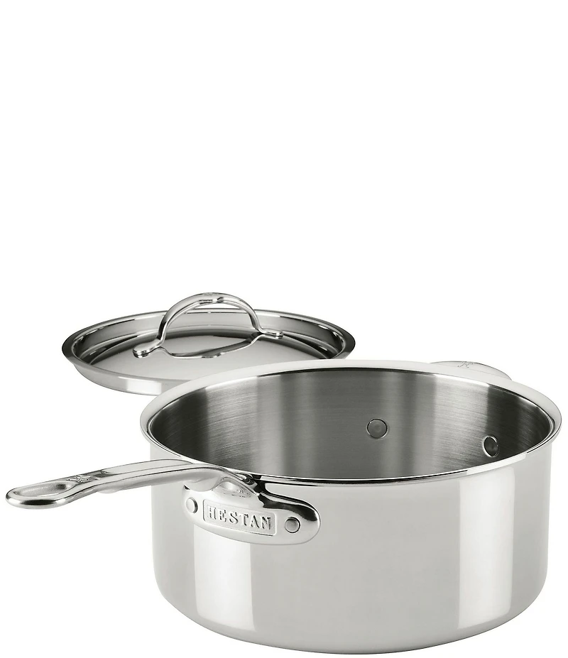 Hestan ProBond® Luxe 4-Quart Professional Clad Stainless Steel Saucepan with Lid