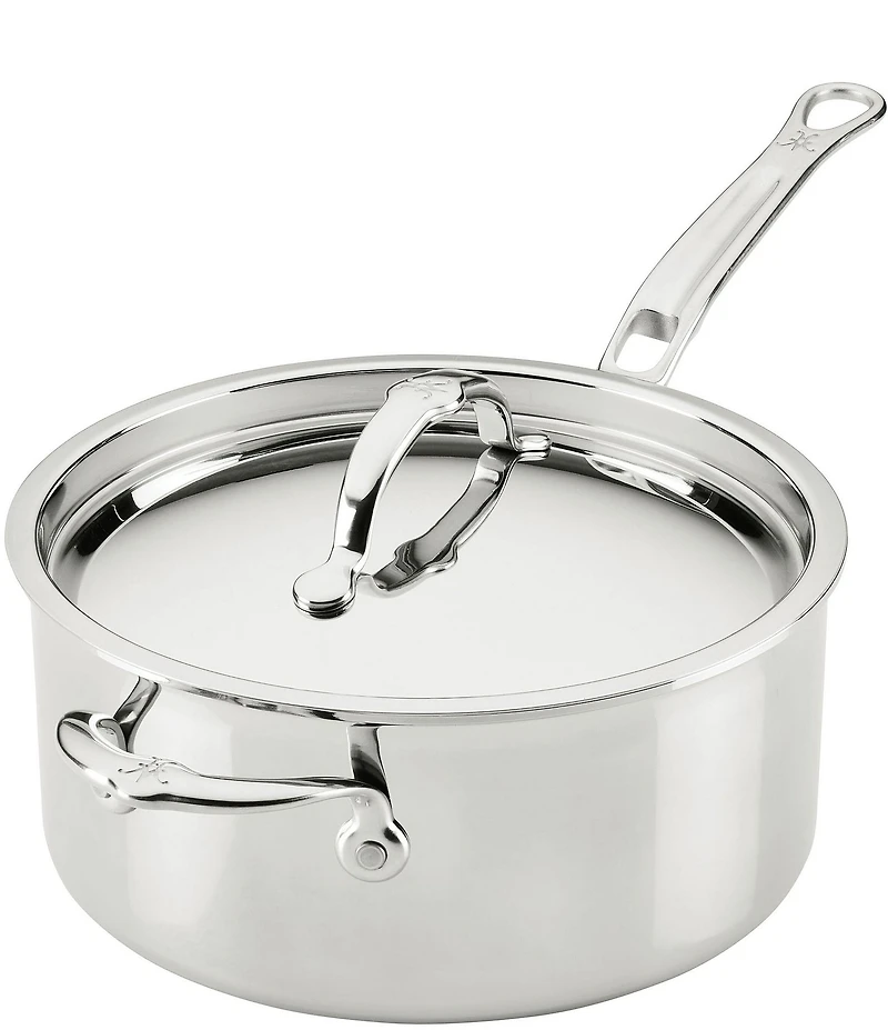 Hestan ProBond® Luxe 4-Quart Professional Clad Stainless Steel Saucepan with Lid