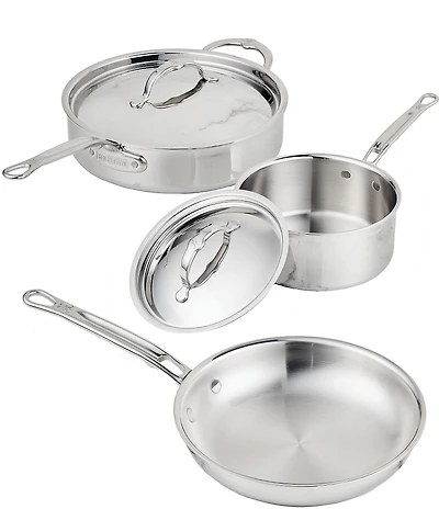 Hestan ProBond® Luxe 5-Piece Professional Clad Stainless Steel Cookware Set