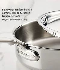 Hestan ProBond Luxe Covered Saute Pan with Lid, 5 Qt.