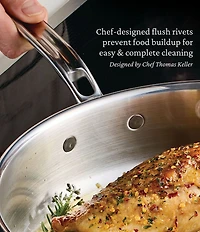 Hestan ProBond Luxe Covered Saute Pan with Lid, 5 Qt.