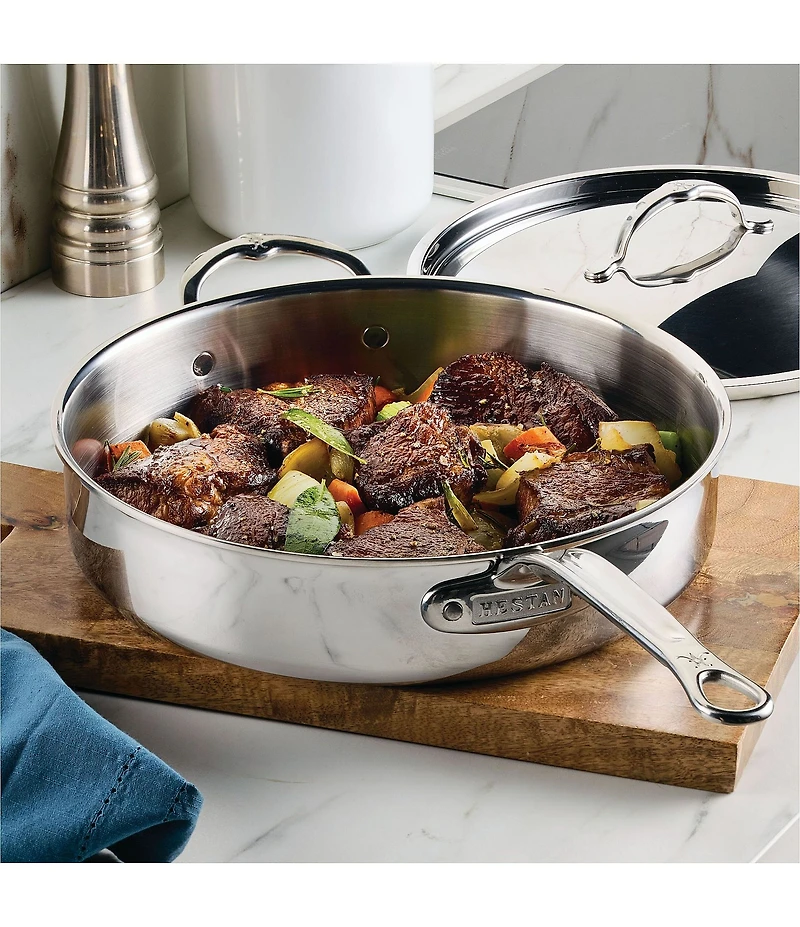 Hestan ProBond Luxe Covered Saute Pan with Lid, 5 Qt.