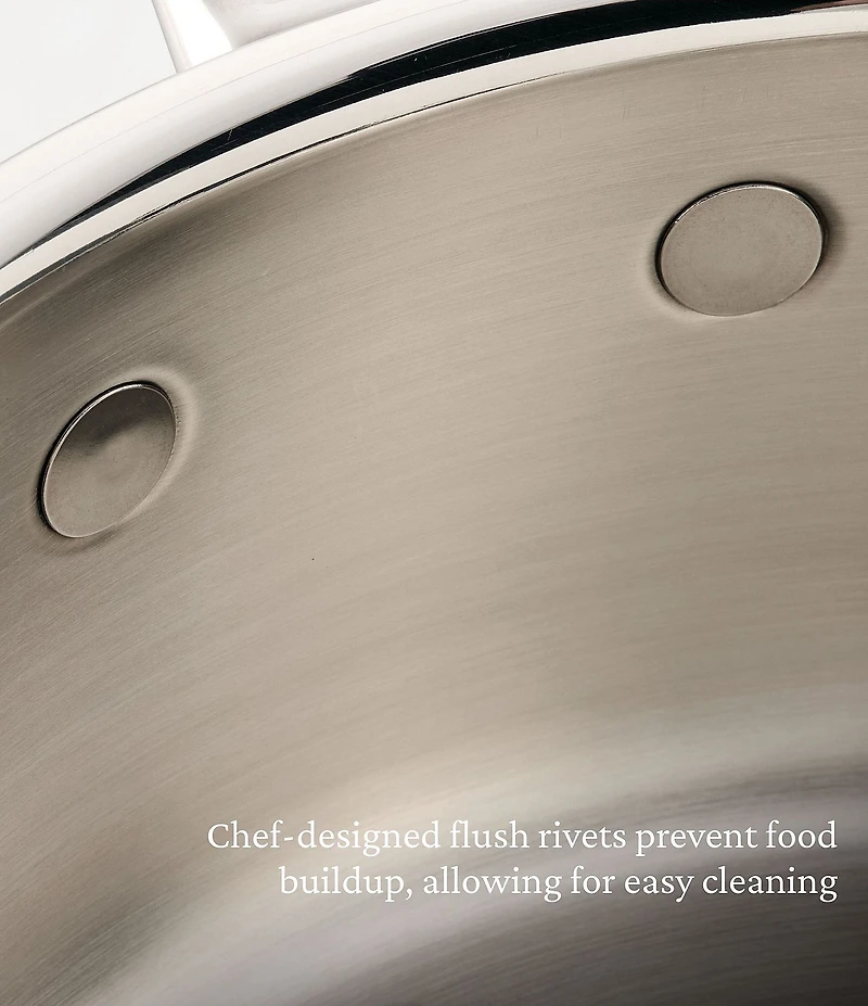 Hestan ProBond® Luxe 5-Quart Polished Professional Clad Stainless Steel Dutch Oven With Lid