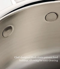 Hestan ProBond® Luxe 5-Quart Polished Professional Clad Stainless Steel Dutch Oven With Lid