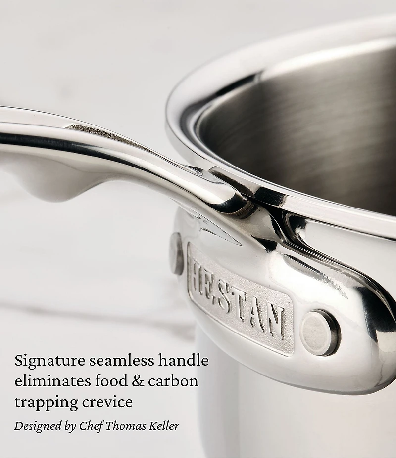 Hestan ProBond® Luxe 5-Quart Professional Clad Stainless Steel Essential Pan with Lid