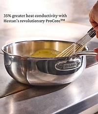 Hestan ProBond® Luxe 5-Quart Professional Clad Stainless Steel Essential Pan with Lid