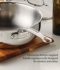 Hestan ProBond® Luxe 5-Quart Professional Clad Stainless Steel Essential Pan with Lid