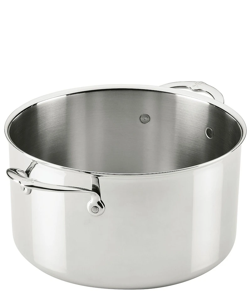 Hestan ProBond® Luxe 8-Quart Professional Clad Stainless Steel Stockpot with Lid