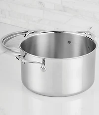 Hestan ProBond® Luxe 8-Quart Professional Clad Stainless Steel Stockpot with Lid