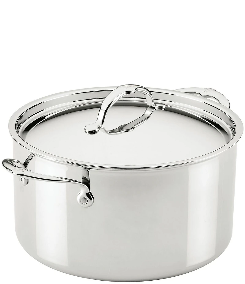 Hestan ProBond® Luxe 8-Quart Professional Clad Stainless Steel Stockpot with Lid
