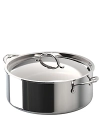 Hestan ProBond® Luxe 9-Quart Polished Professional Clad Stainless Steel Rondeau with Lid