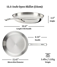 Hestan ProBond® Luxe Professional Clad Stainless Steel Skillet
