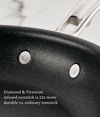 Hestan ProBond® Luxe Professional Clad Stainless Steel Skillet with TITUM Nonstick